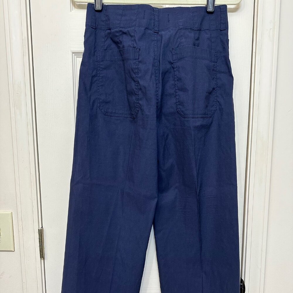 Womens Anthropologie Navy Pants Size 31 - Picture 2 of 7